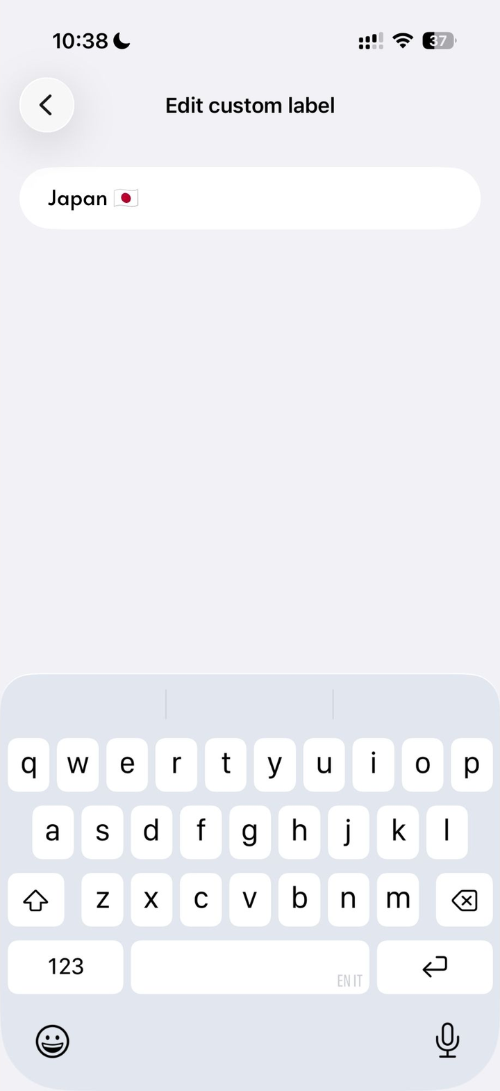 Label your eSIM