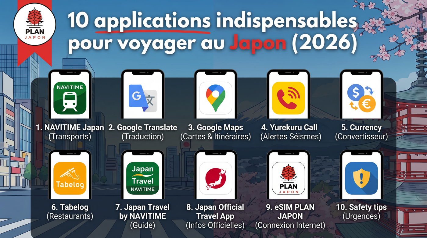 10 Essential Apps for Traveling to Japan (2026)