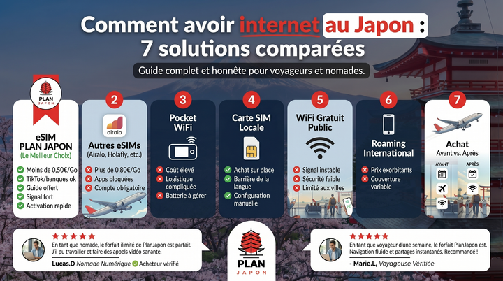 How to get internet in Japan: 7 solutions compared