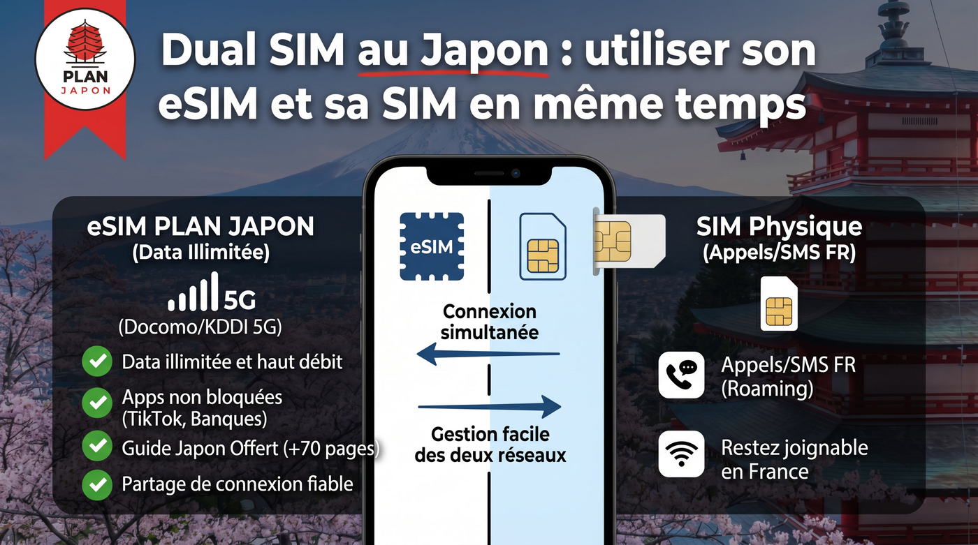 Dual SIM in Japan: Use Your eSIM and SIM at the Same Time