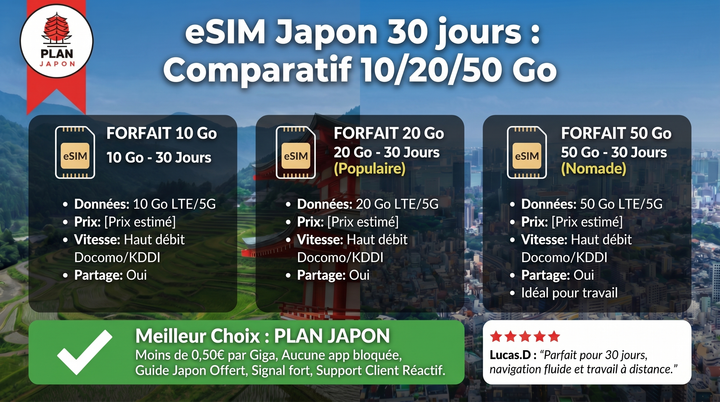 eSIM Japan 30 Days: Which Data Plan Should You Choose?