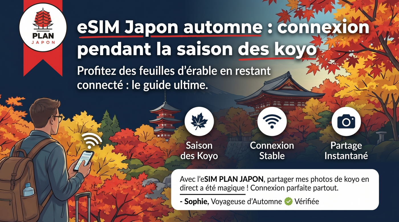 eSIM Japan Autumn: Stay Connected During the Koyo Season (Guide 2026)