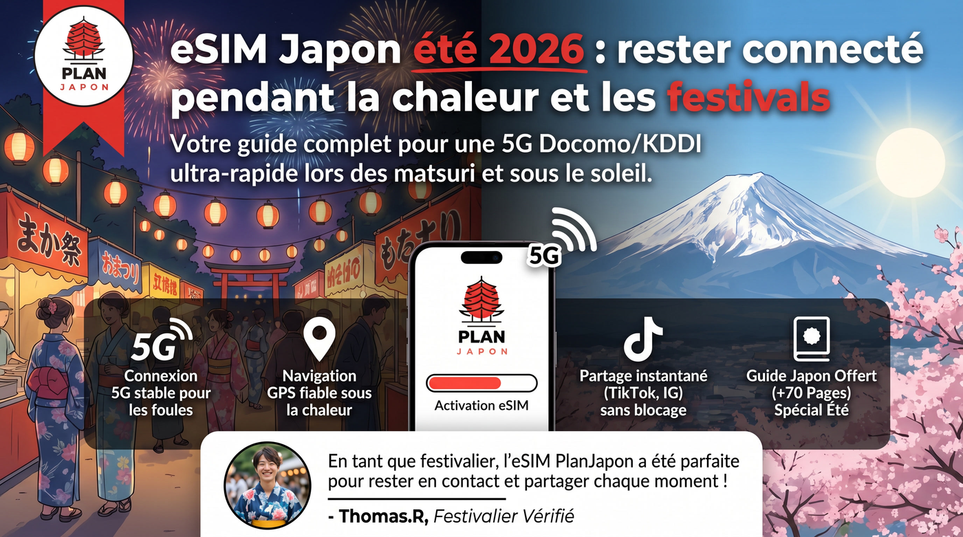 eSIM Japan Summer 2026: Stay Connected During Heat and Festivals