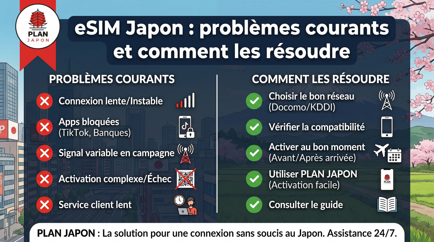 eSIM Japan: Common Problems and How to Fix Them