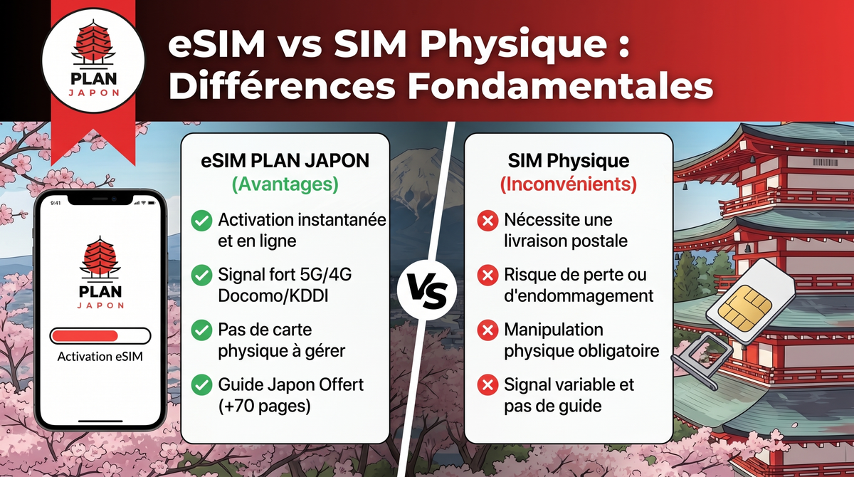 eSIM vs Physical SIM: Key Differences Explained 2026