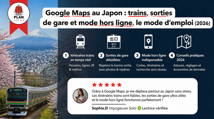 Google Maps in Japan: Trains, Station Exits and Offline Mode Explained (2026)