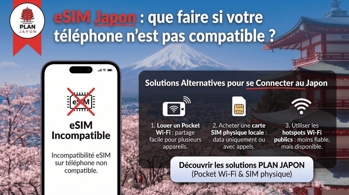 Japan eSIM: What to Do If Your Phone Isn't Compatible? (2026 Guide)
