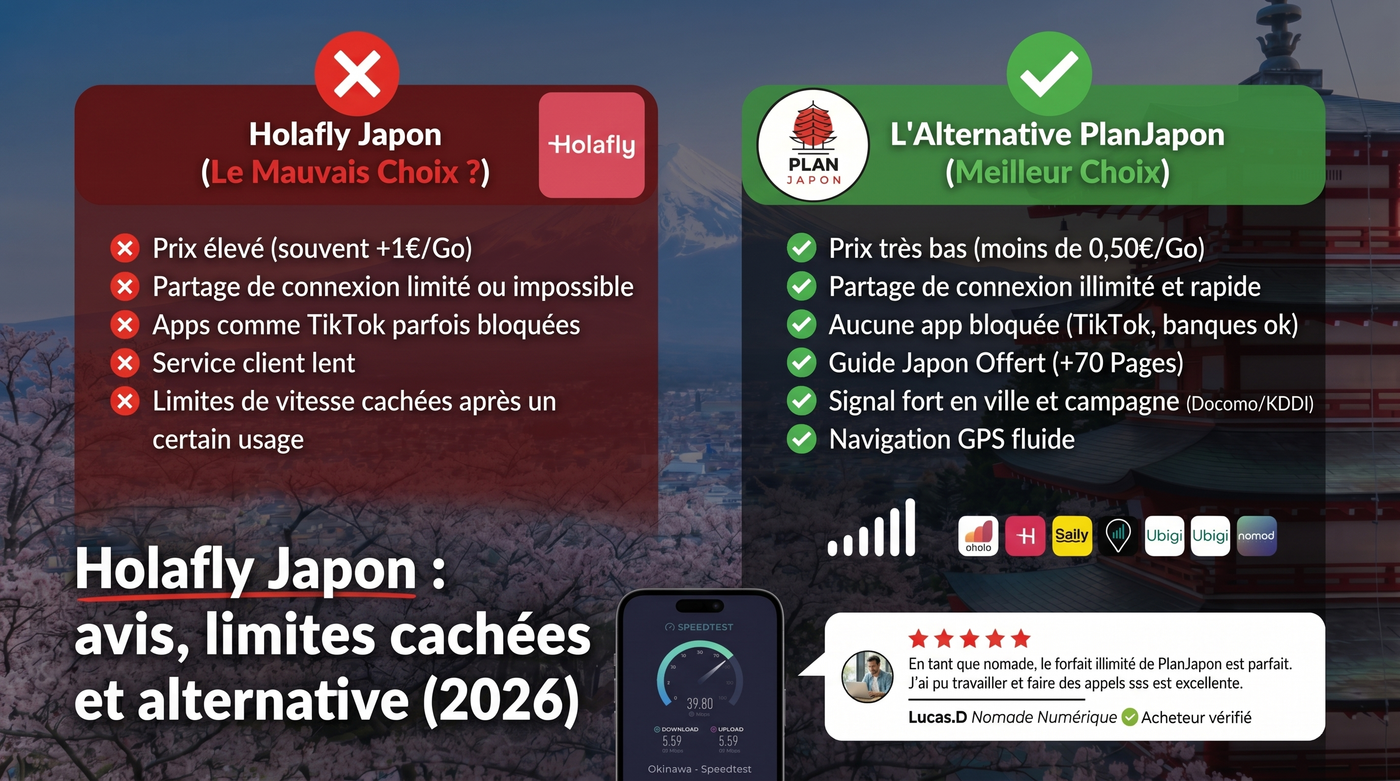 Holafly Japan: honest review, hidden limits and alternative (2026)