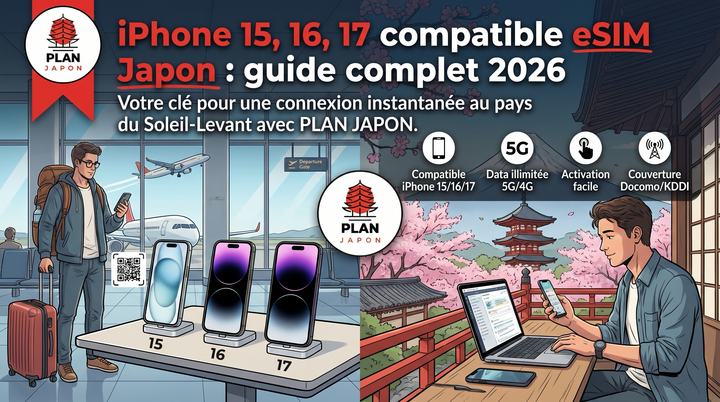 iPhone 15, 16 & 17 eSIM Japan: Compatibility & Setup 2026