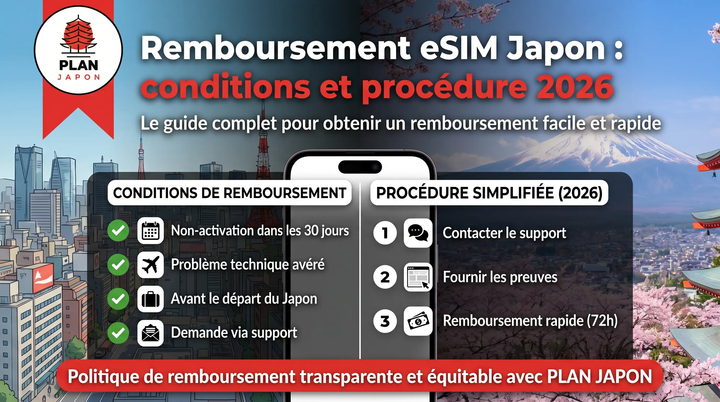 eSIM Japan Refund: Conditions and Procedure (2026 Guide)