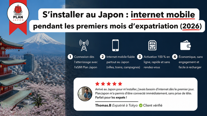 Moving to Japan: Mobile Internet for Your First Months as an Expat (2026)