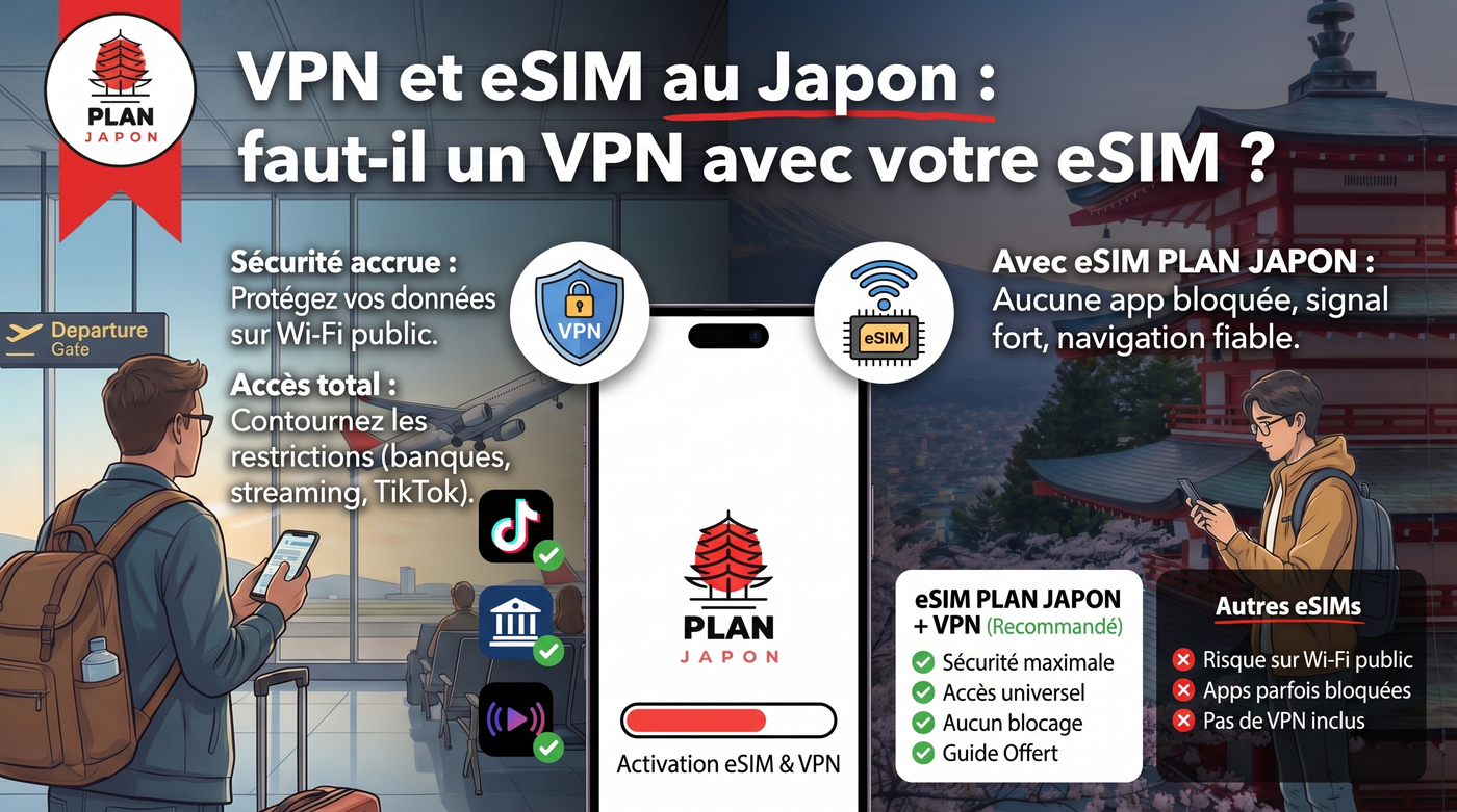 VPN and eSIM in Japan: Do You Need a VPN? (2026 Guide)