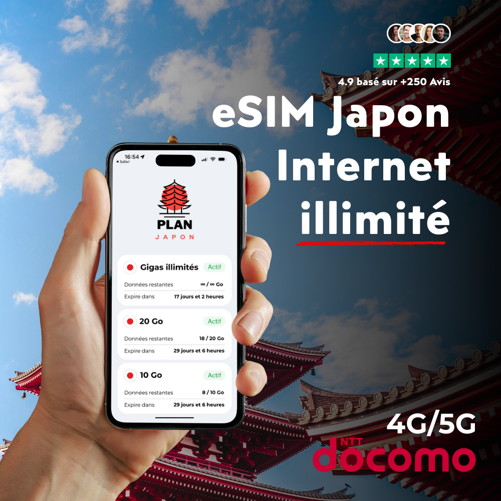 eSIM Japon illimitée