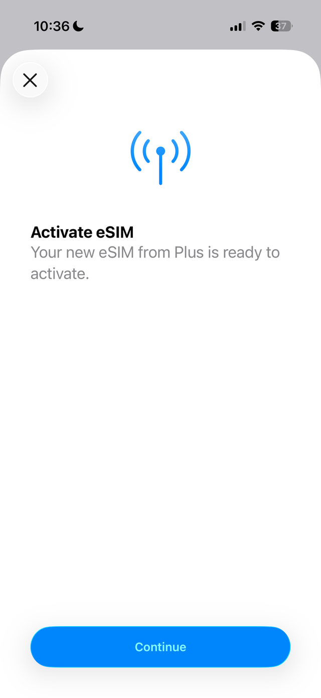 Activate your eSIM