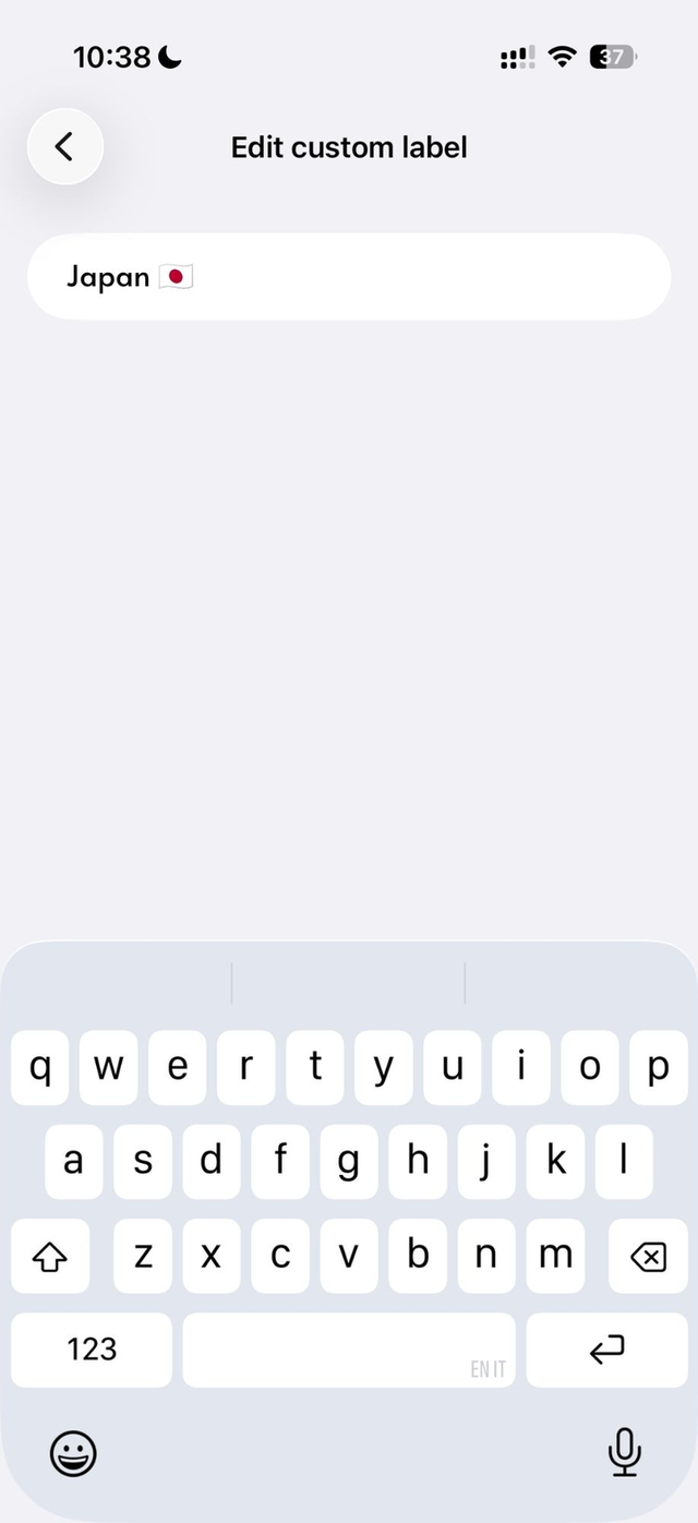 Label your eSIM