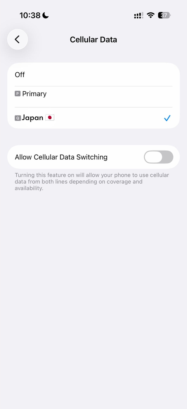 Set the default line