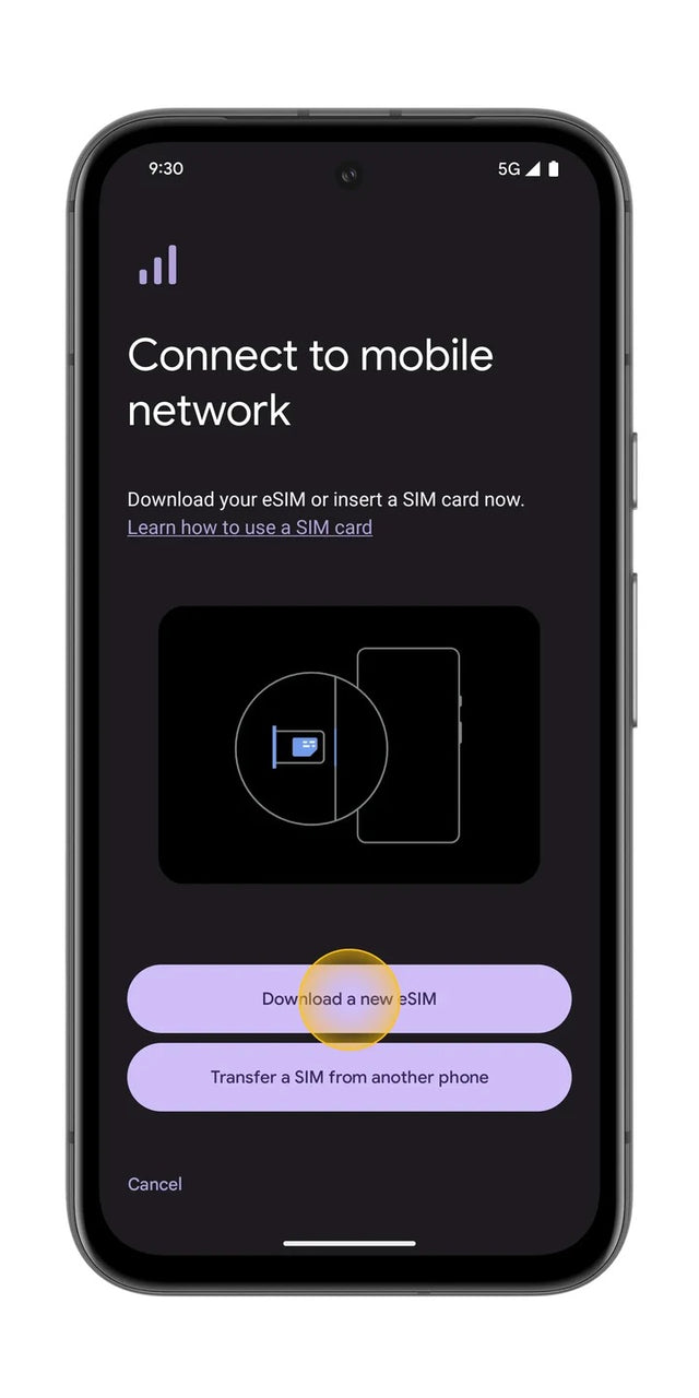 Download your eSIM